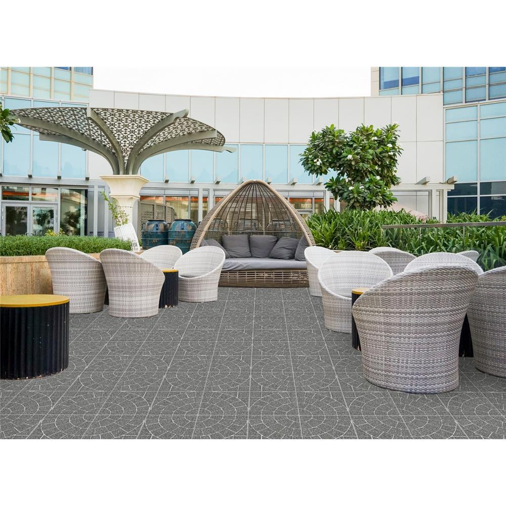 กระเบื้องพื้น 16x16 นิ้ว DURAGRES โมวี่ เทาเข้ม EXC 0.96M2