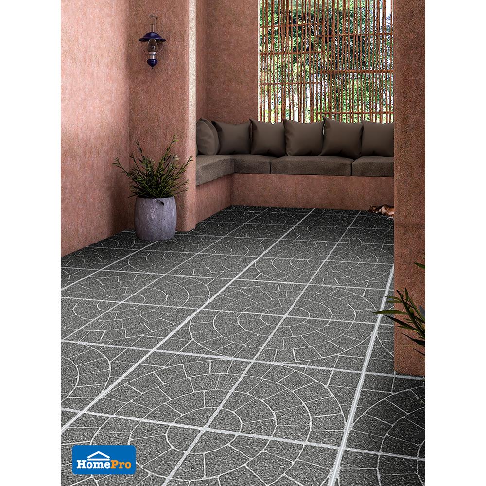 กระเบื้องพื้น 16x16 นิ้ว DURAGRES โมวี่ เทาเข้ม EXC 0.96M2