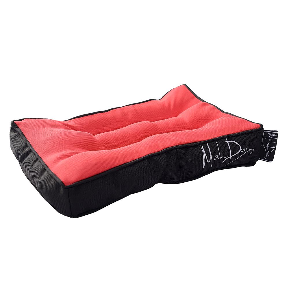 เบาะสุนัข MAHDUM THICK 100X70 ซม. สีดำ-แดง