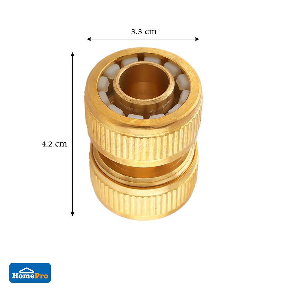 ข้อต่อ 2 ทางทองเหลือง SPRING 1/2 นิ้ว x 5/8 นิ้ว