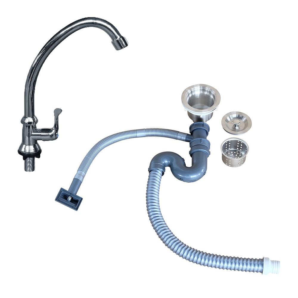 ซิงค์ขาตั้ง 1 หลุม DYNA HOME LS-6045T สเตนเลส