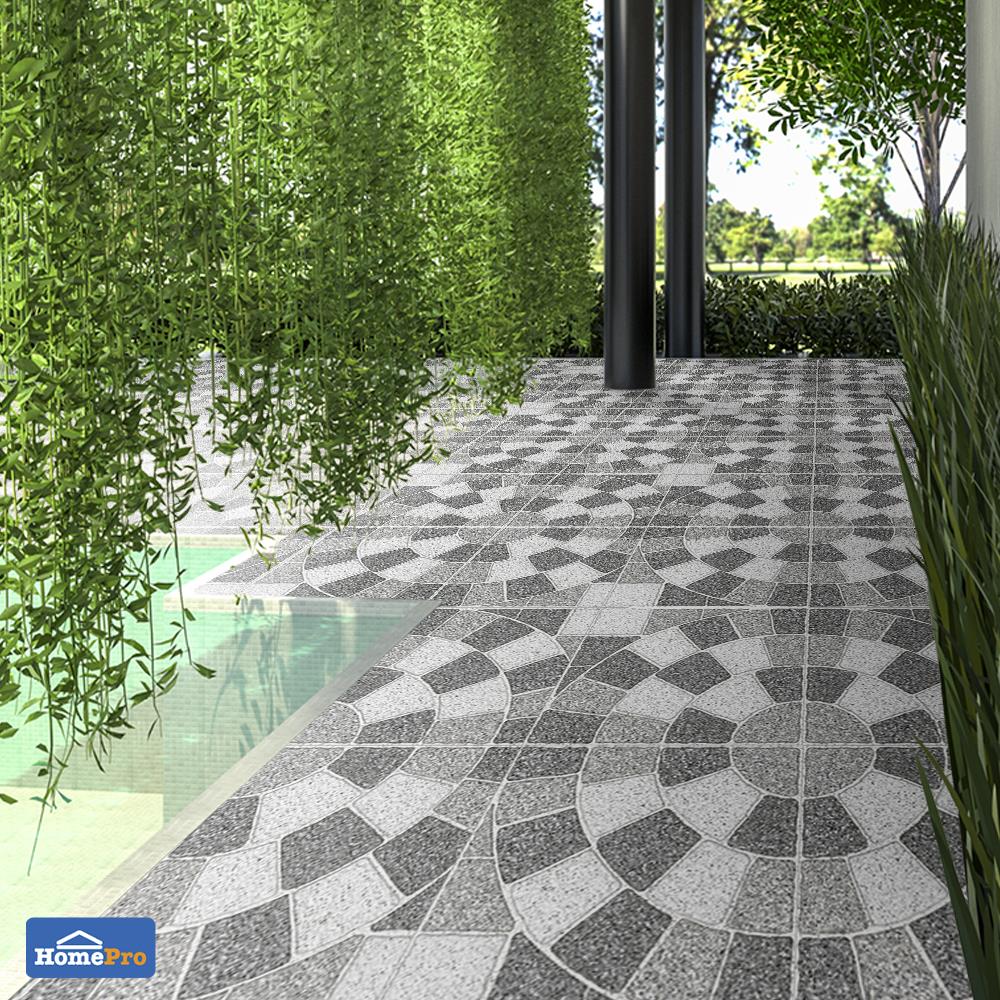 กระเบื้องพื้น 16x16 นิ้ว DURAGRES โมวี่ เทา EXC 1M2