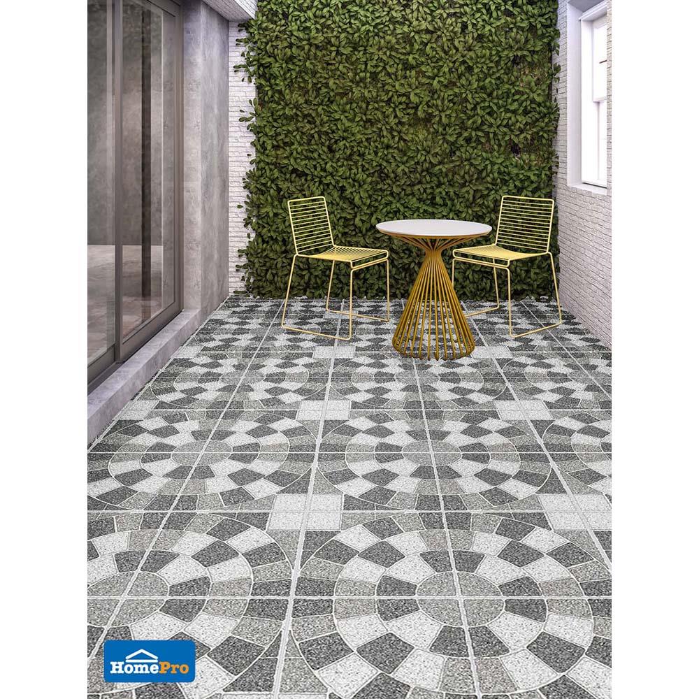 กระเบื้องพื้น 16x16 นิ้ว DURAGRES โมวี่ เทา EXC 1M2