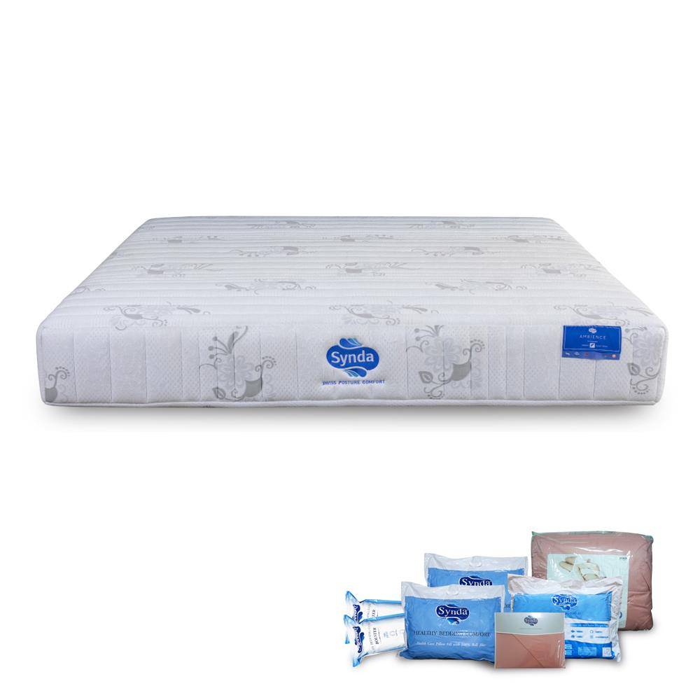 ที่นอน 5 ฟุต SYNDA AMBIENCE พร้อมชุดเครื่องนอน 11 ชิ้น