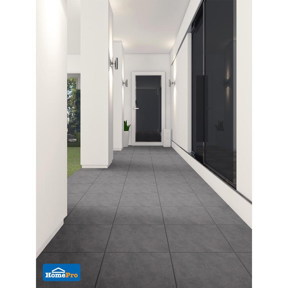 กระเบื้องพื้น 16x16 นิ้ว DURAGRES ไพตั้น เทา A 1M2