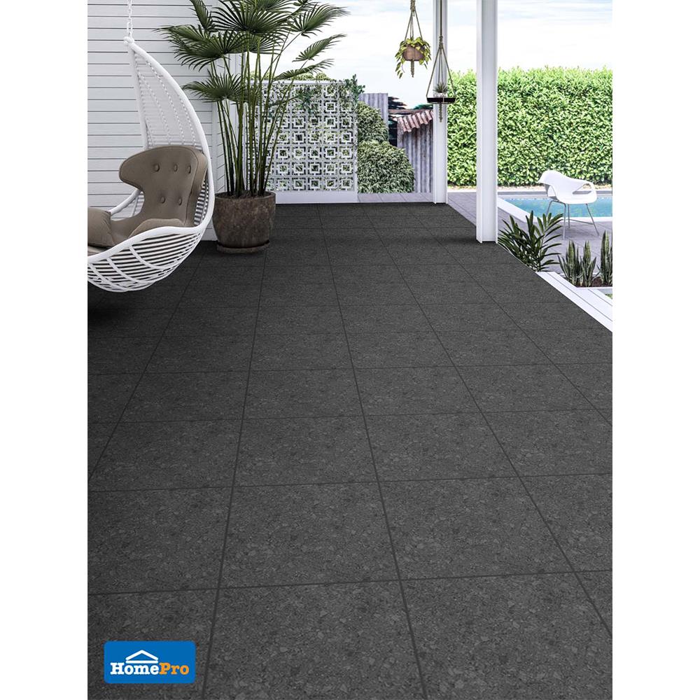 กระเบื้องพื้นพอร์ซเลน  16x16 นิ้ว COTTO โมดิช เทาเข้ม PM 0.96M2