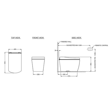 สุขภัณฑ์อัตโนมัติ HAFELE 495.61.454 5.5L สีขาว_5