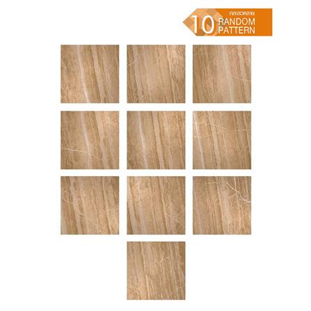 กระเบื้องพื้นพอร์ซเลน  16x16 นิ้ว COTTO ฮาร์โมไนซ์ สโตน น้ำตาล PM 0.96M2_1