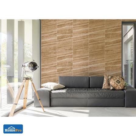 กระเบื้องพื้นพอร์ซเลน  16x16 นิ้ว COTTO ฮาร์โมไนซ์ สโตน น้ำตาล PM 0.96M2_4