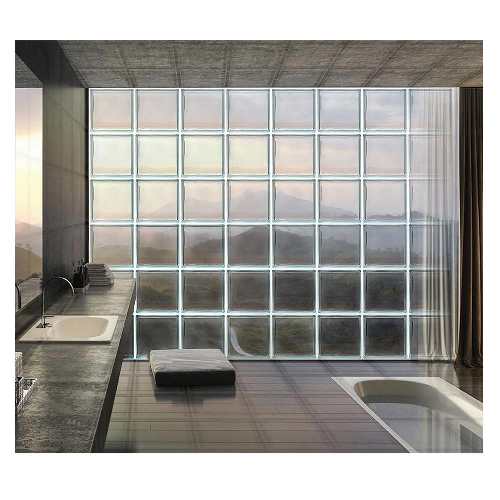 อิฐแก้ว 24x24x8 ซม. ช้างแก้ว เพชรตะวัน สีใส