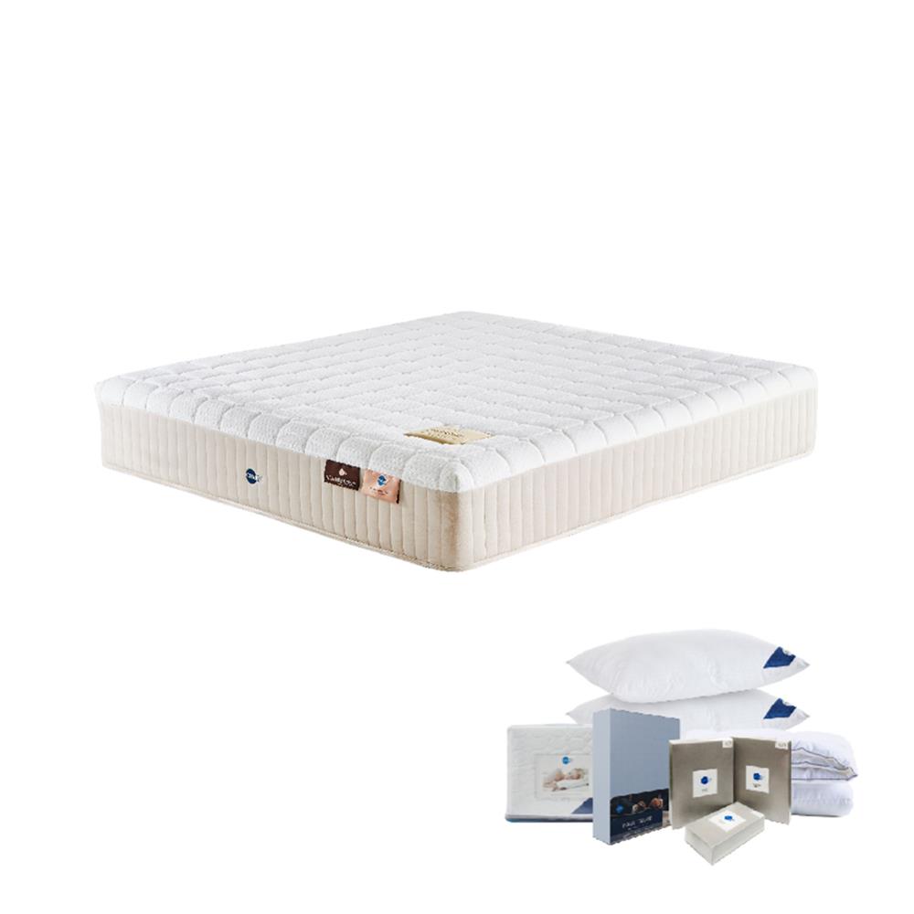 ที่นอน 6 ฟุต OMAZZ FAMINGTON พร้อมชุดเครื่องนอน 8 ชิ้น