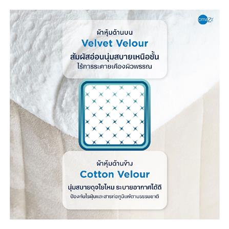 ที่นอน 6 ฟุต OMAZZ FAMINGTON พร้อมชุดเครื่องนอน 8 ชิ้น_6