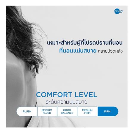 ที่นอนสปริง 6 ฟุต OMAZZ รุ่น FAMINGTON พร้อมชุดเครื่องนอน 8 ชิ้น_9