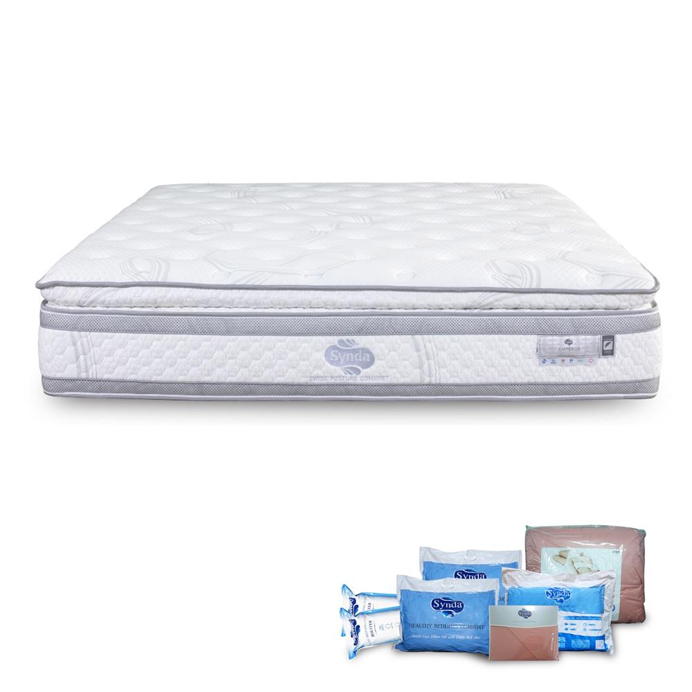 ที่นอน 5 ฟุต SYNDA EMPEROR พร้อมชุดเครื่องนอน 12 ชิ้น