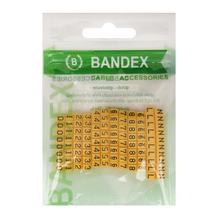 เคเบิ้ลมาร์คเกอร์ BANDEX BM1-MT MIX (0-N) สีเหลือง_0