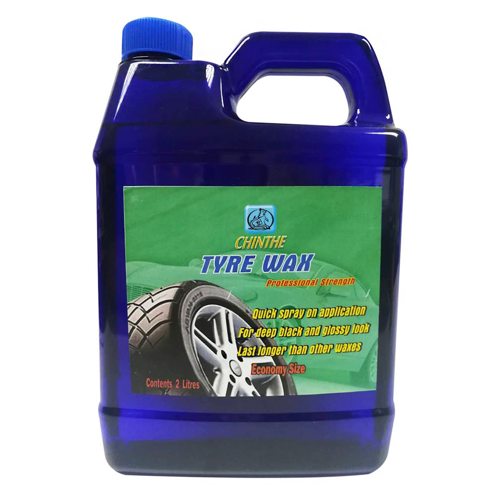 น้ำยาเคลือบเงาล้อยางสูตรน้ำมัน CHINTHE TYRE WAX 2 ลิตร