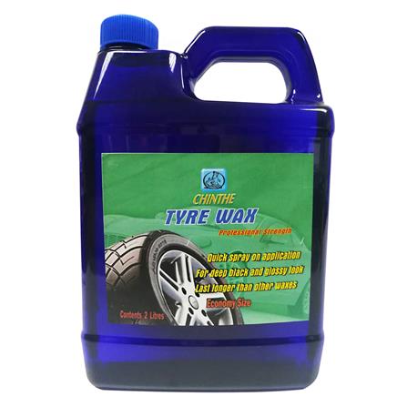 น้ำยาเคลือบเงาล้อยางสูตรน้ำมัน CHINTHE TYRE WAX 2 ลิตร