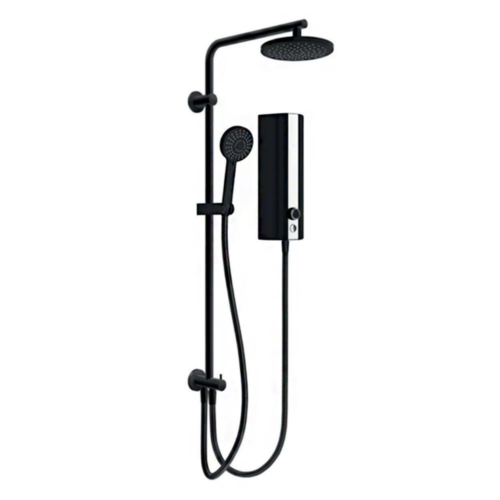 ชุดฝักบัวเรนชาวเวอร์พร้อมเครื่องทำน้ำอุ่น HAFELE 495.60.072 สีดำ