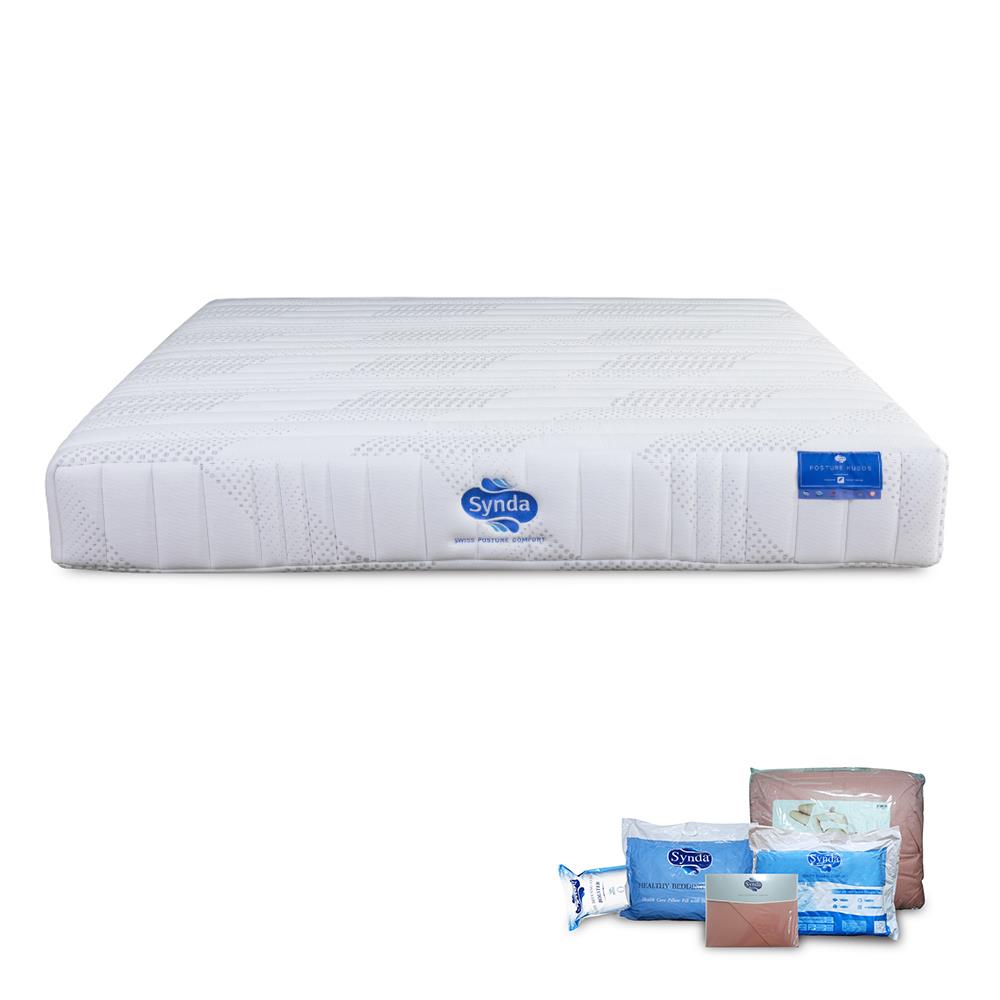ที่นอน 3.5 ฟุต SYNDA POSTURE KUDOS พร้อมชุดเครื่องนอน 7 ชิ้น