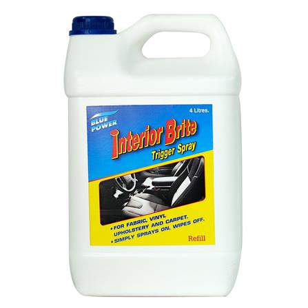 น้ำยาทำความสะอาดเบาะ และพรม BLUE POWER INTERIOR BRITE TRIGGER 4 ลิตร_0