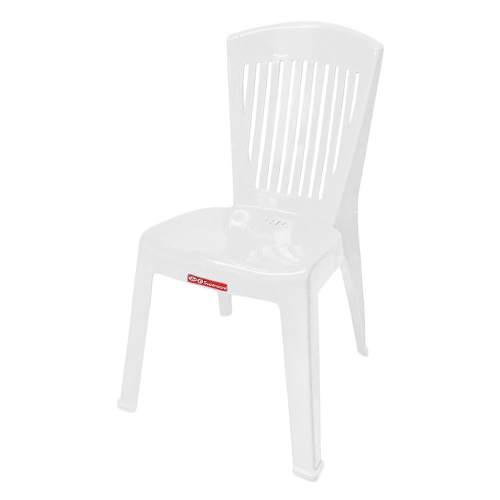 เก้าอี้พลาสติก SUPERWARE CH-63 สีขาว