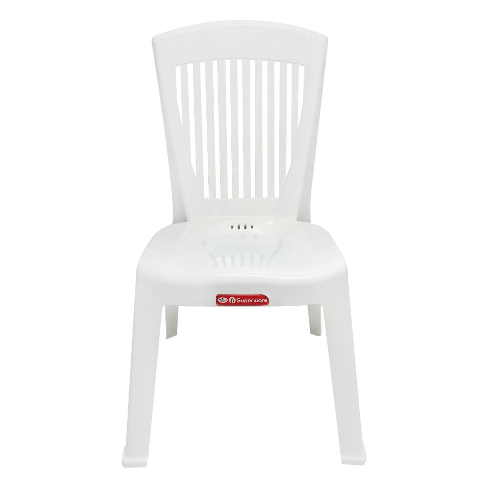 เก้าอี้พลาสติก SUPERWARE CH-63 สีขาว
