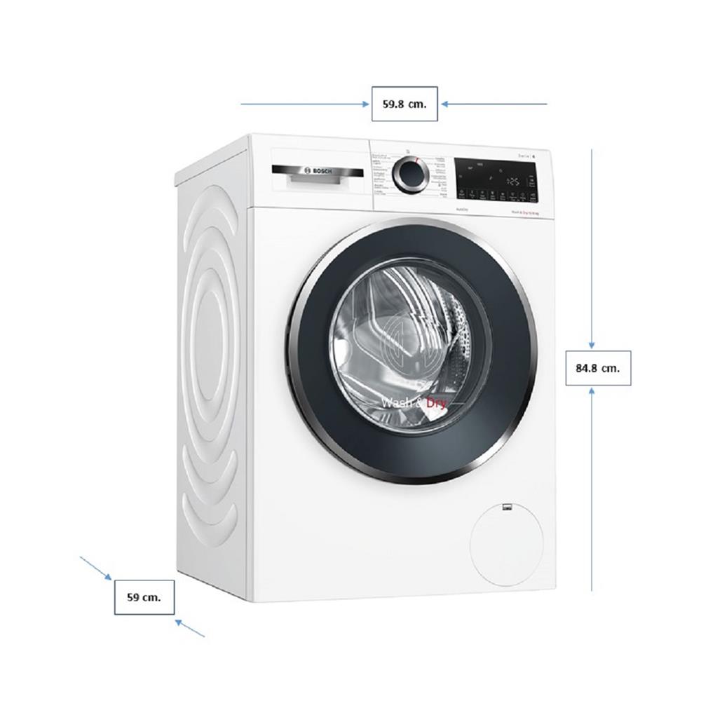 เครื่องซักอบ BOSCH WNA254U0TH 10/6 กก. 1400RPM อินเวอร์เตอร์