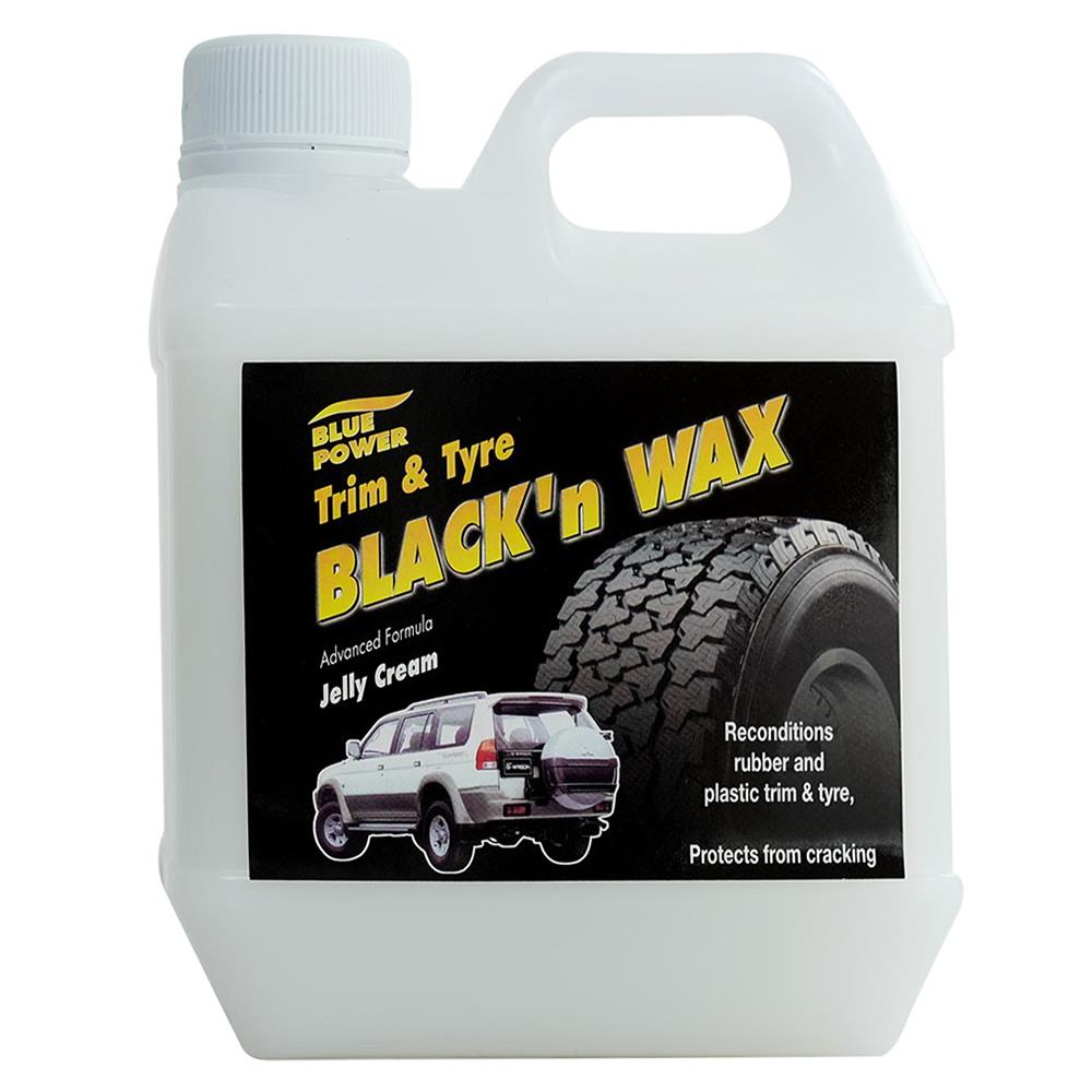 ครีมทำความสะอาด และเคลือบเงายาง BLUE POWER BLACK'N WAX 1 ลิตร