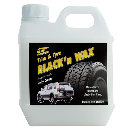 ครีมทำความสะอาด และเคลือบเงายาง BLUE POWER BLACK'N WAX 1 ลิตร_0