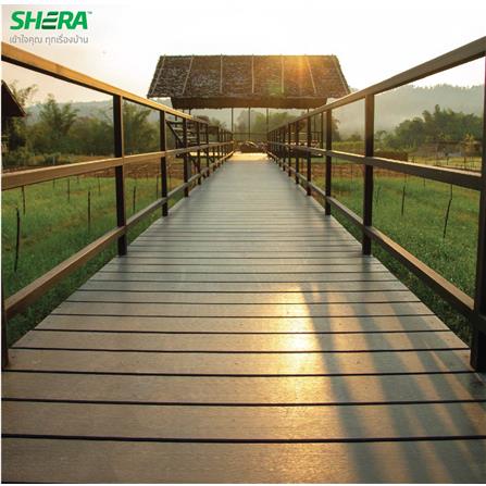 ไม้พื้น SHERA ลายเสี้ยน 15X300X2.5 ซม. สีทรอปิคอลโอ๊ค_4