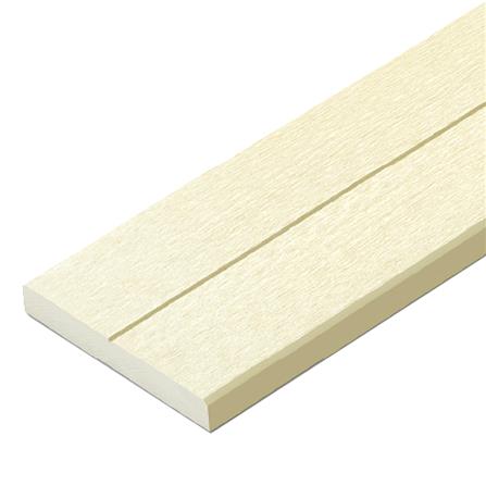 ไม้พื้น SHERA ดับเบิ้ล 4 นิ้ว 20X300X2.5 ซม. สีขาวมะลิ_0