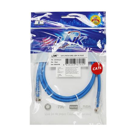 สาย LAN CAT6 LINK US-5101LZ-4 1 ม. สีฟ้า_3