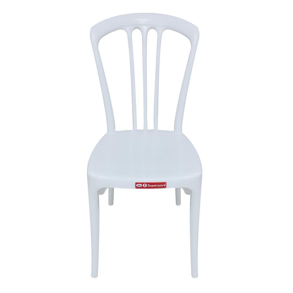 เก้าอี้พลาสติก SUPERWARE CH-53 สีขาว