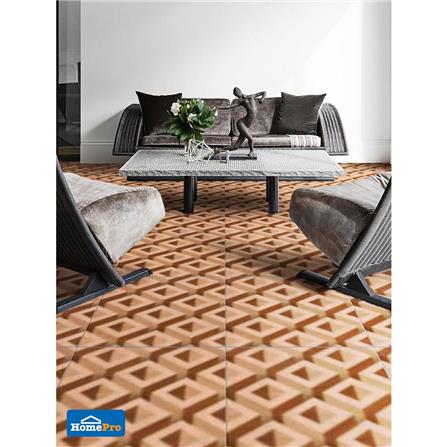 กระเบื้องพื้น 60x60 ซม. CERGRES ลาวิโต้ น้ำตาล A 1.44M2_2