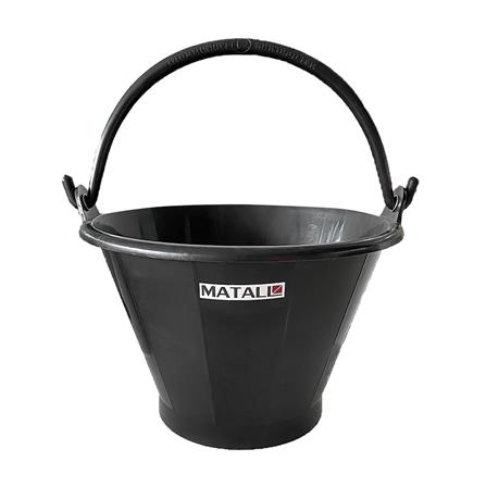 ถังปูน วัสดุไนลอน MATALL 6 ลิตร สีดำ