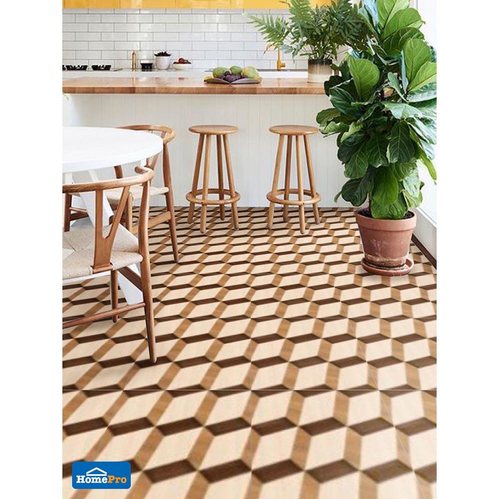 กระเบื้องพื้น 60x60 ซม. CERGRES ลูคัส บราวน์ A 1.44M2