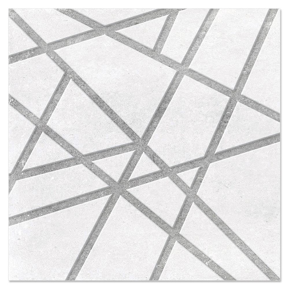 กระเบื้องพื้น 60x60 ซม. CERGRES ครอส ไวท์ A 1.44M2