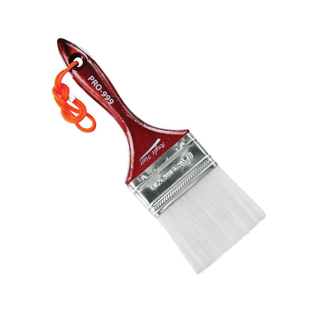 แปรงทาสีด้ามไม้ขนละเอียด PUMPKIN PRO-999 ANGLE 2.5 นิ้ว