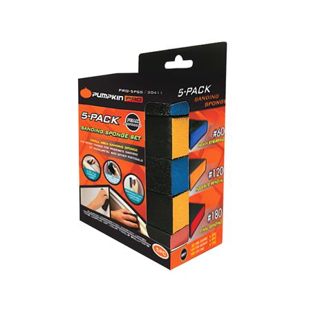 ฟองน้ำกระดาษทราย 60/120/180 PUMPKIN PRO-5PSS แพ็ก 5 ชิ้น_0