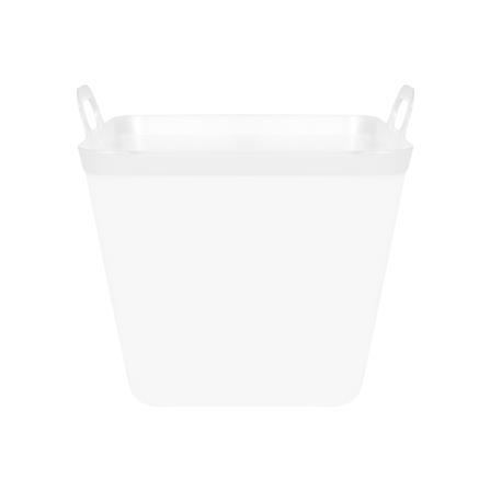 กล่องหูหิ้ว STACKO รุ่นบิ๊กกี้ เอียร่า 42x40x41.5 ซม. สีขาวใส_2