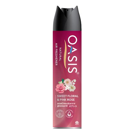 สเปรย์ปรับอากาศ OASIS  320ml SWEET FLORAL & PINK ROSE