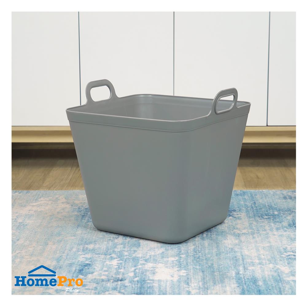 กล่องหูหิ้ว STACKO รุ่นมินนี่ เอียร่า 30x30x30.5 ซม. สีเทา