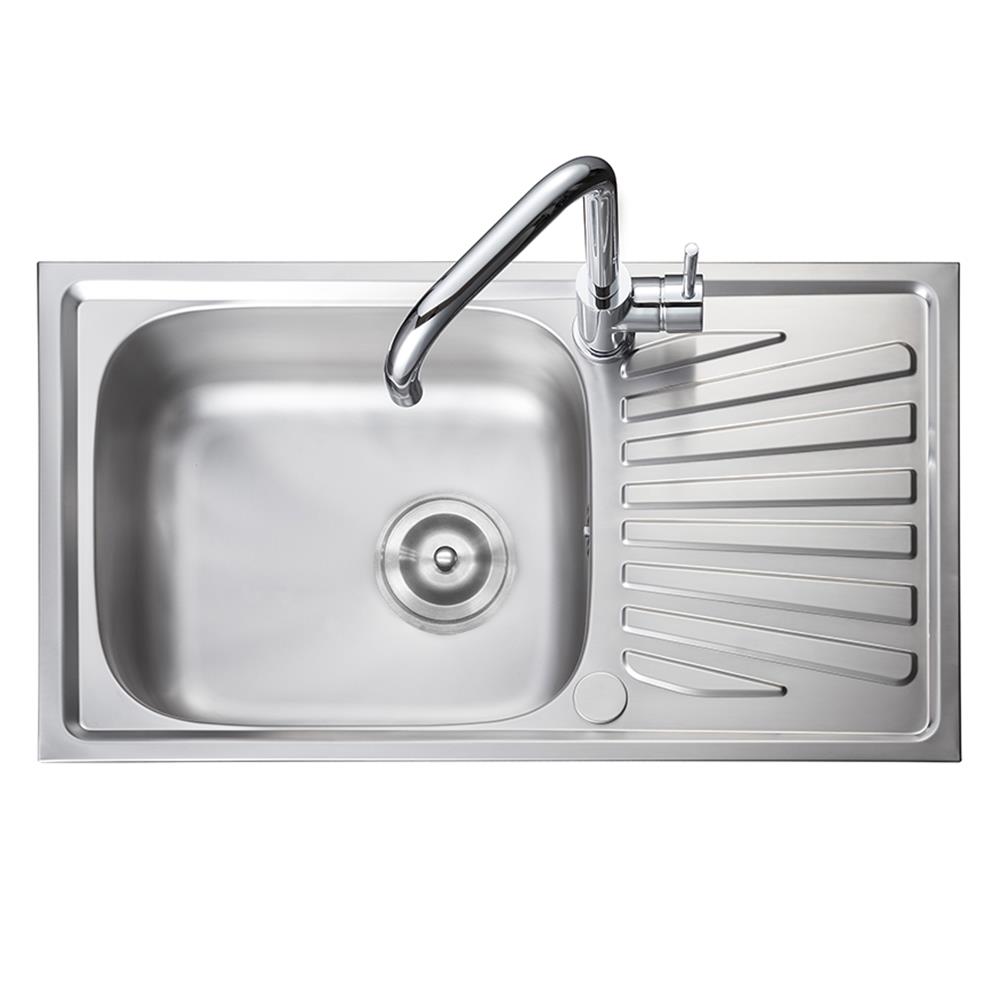 ซิงค์ฝัง 1หลุม 1ที่พัก MESTER DSX75 สเตนเลส