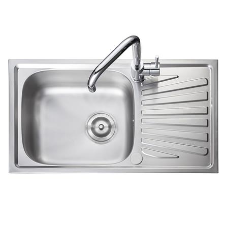 ซิงค์ฝัง 1หลุม 1ที่พัก MESTER DSX75 สเตนเลส