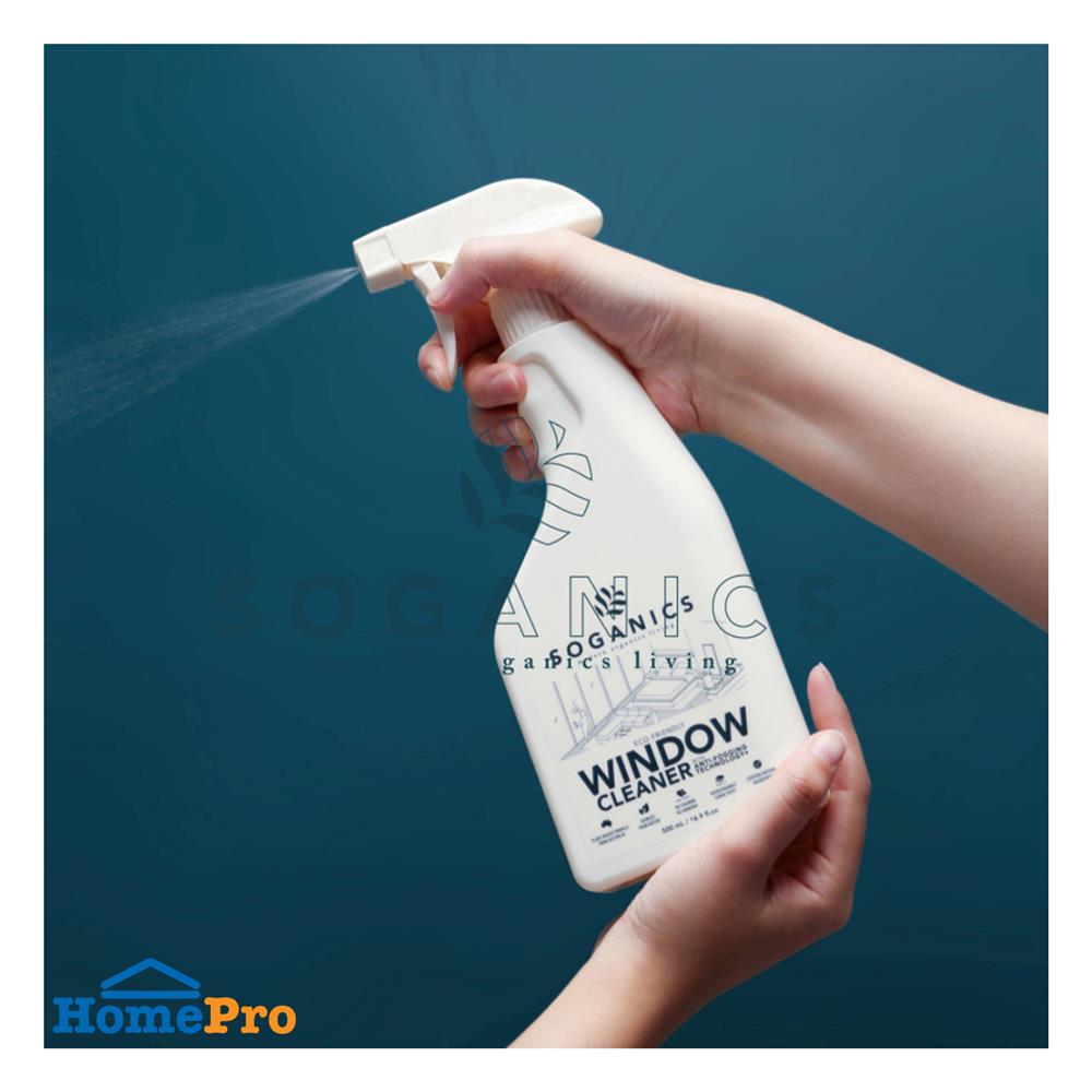 สเปรย์ทำความสะอาดกระจก SOGANICS 500 มล.