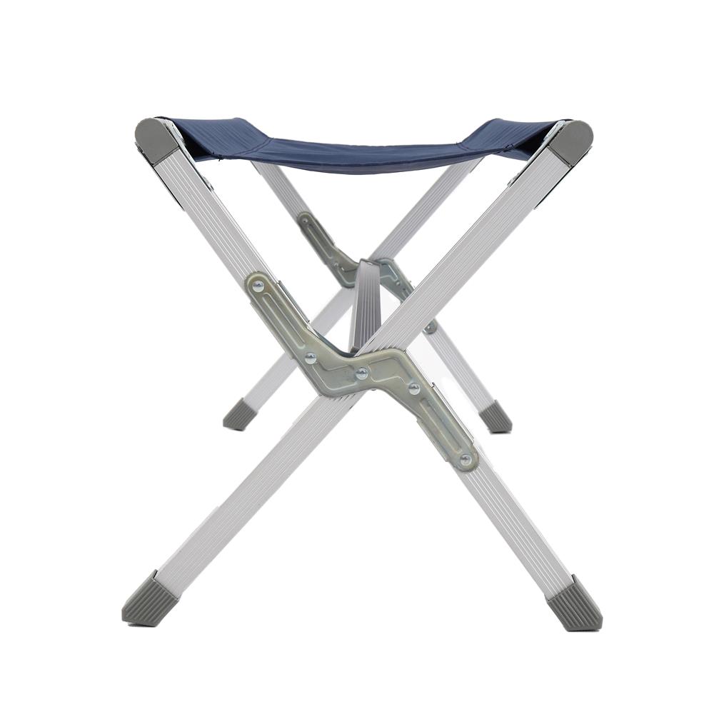 ม้านั่งสนามปิคนิคพับได้ SPRING TRAVIS สีเงิน/น้ำเงิน