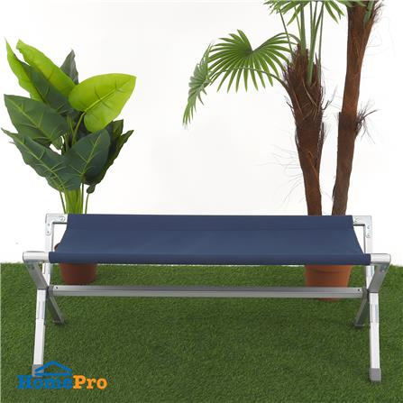 ม้านั่งสนามปิคนิคพับได้ SPRING TRAVIS สีเงิน/น้ำเงิน_3