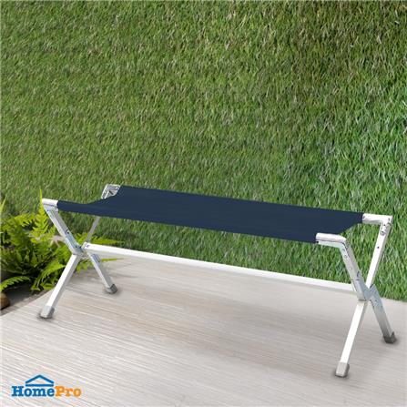 ม้านั่งสนามปิคนิคพับได้ SPRING TRAVIS สีเงิน/น้ำเงิน_4