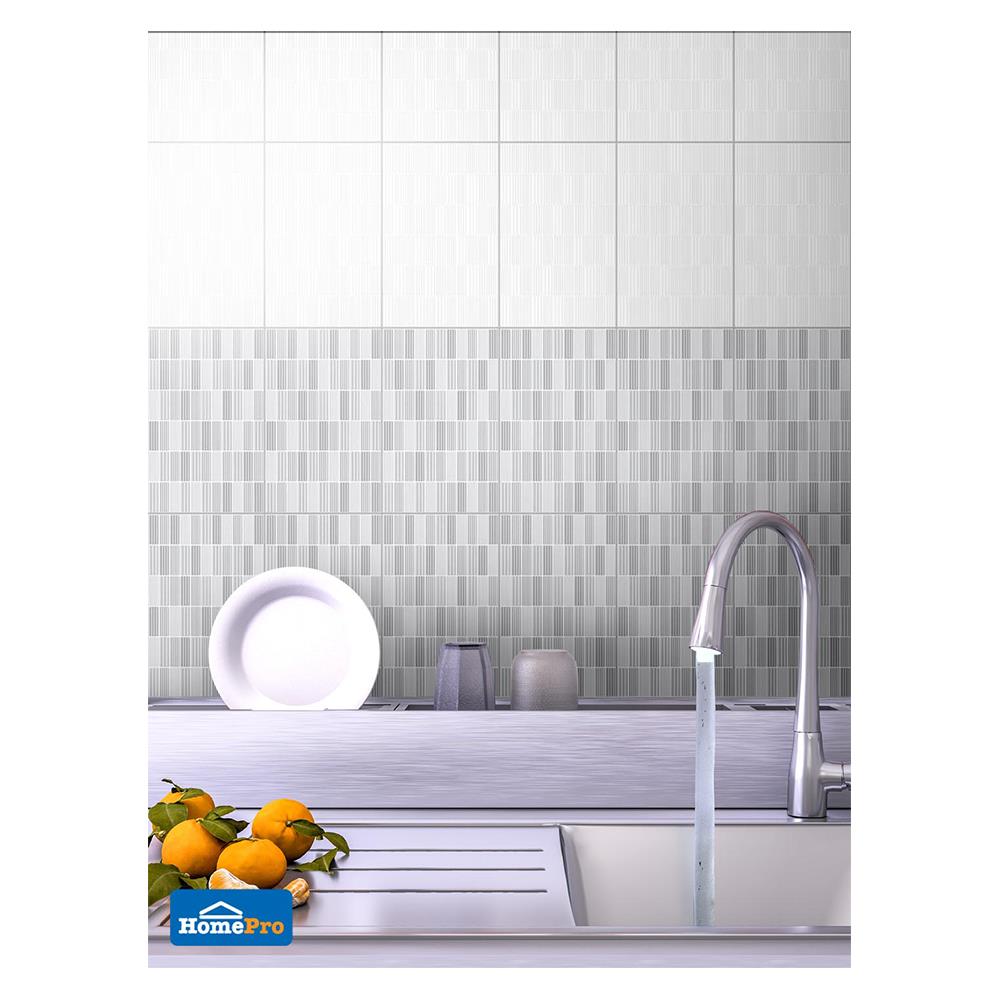 กระเบื้องผนัง 10x16 นิ้ว DURAGRES เรนิต้า เกรย์