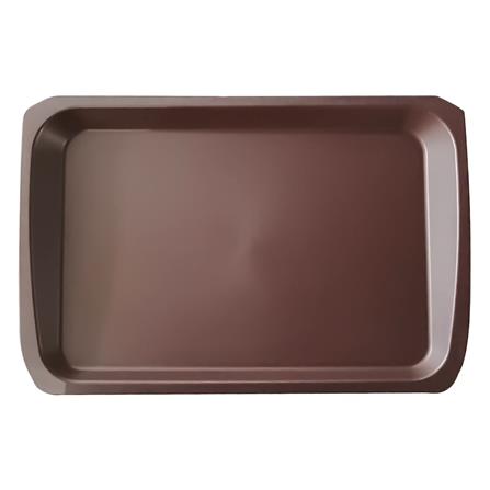 ถาดเหลี่ยม SUPERWARE 34x22.8 ซม. สีน้ำตาล_0